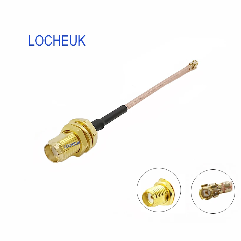 RF Pigtail Удлинитель SMA Гнездовой разъем гайка переборка к U. FL IPX IPEX РЧ коаксиальный адаптер в сборе RG178 соединительный кабель