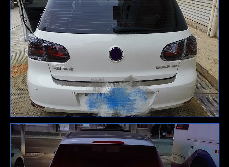 АКД Тюнинг автомобилей задние фонари для VW Golf 6 Golf6 MK6 R20 задние фонари светодиодные DRL ходовые огни противотуманные фары динамический световой сигнал