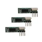 3 шт. супер гетеродинный 433 мгц радиочастотный беспроводной приемник модуль маленький размер низкая мощность для 433 МГц пульт дистанционного управления