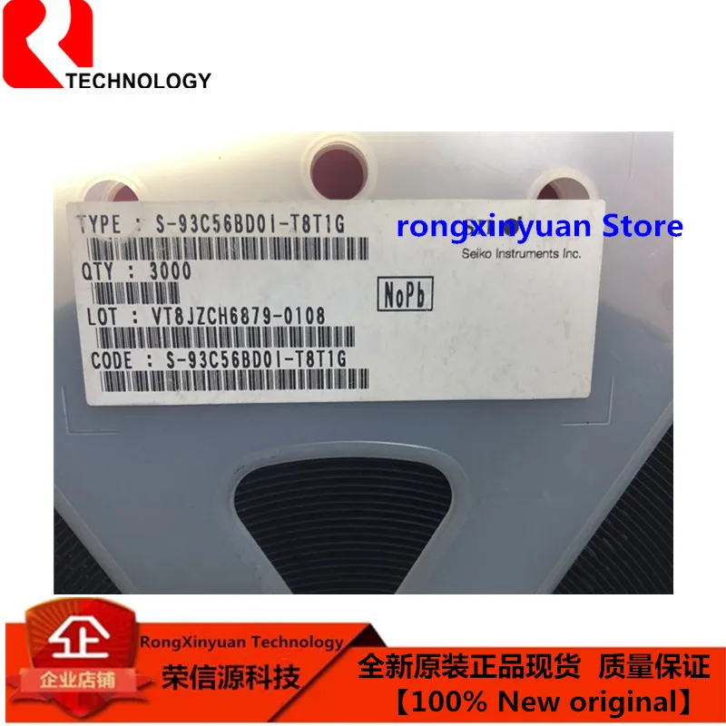 10 шт./лот S 93C56BD0I T8T1G TSSOP8 S93C56 93C56 S93C56B 3 проводной SERIAL E2PROM 100% Новый