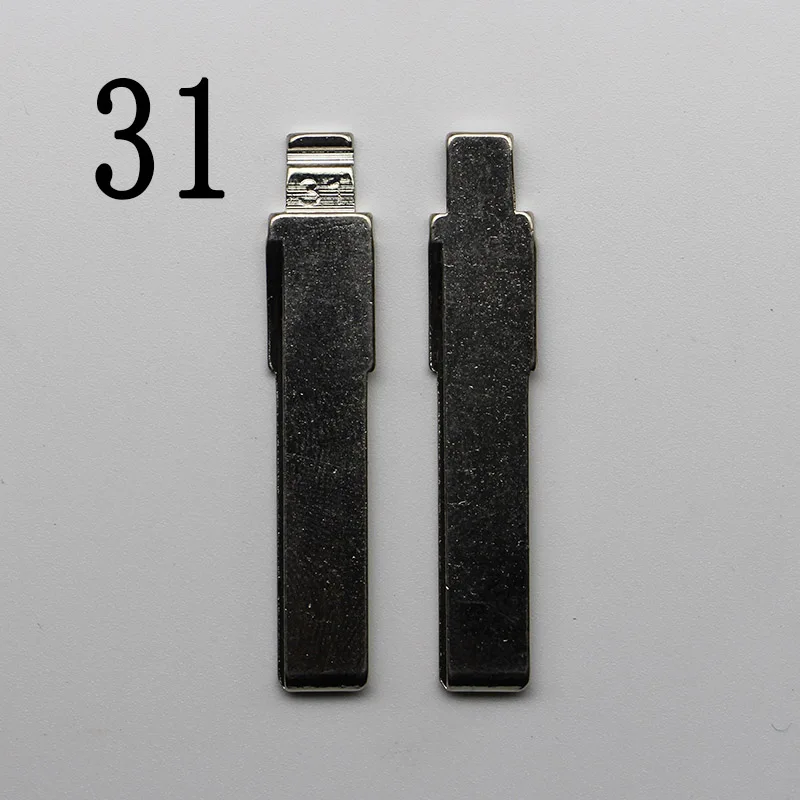 31 Пульт дистанционного управления цепи#02# 31B#15 ключа автомобиля заготовка для ключа для Kia Toyota правой и левой лезвие автомобиля заготовка для ключа No.15 замены ключа - Цвет: 31