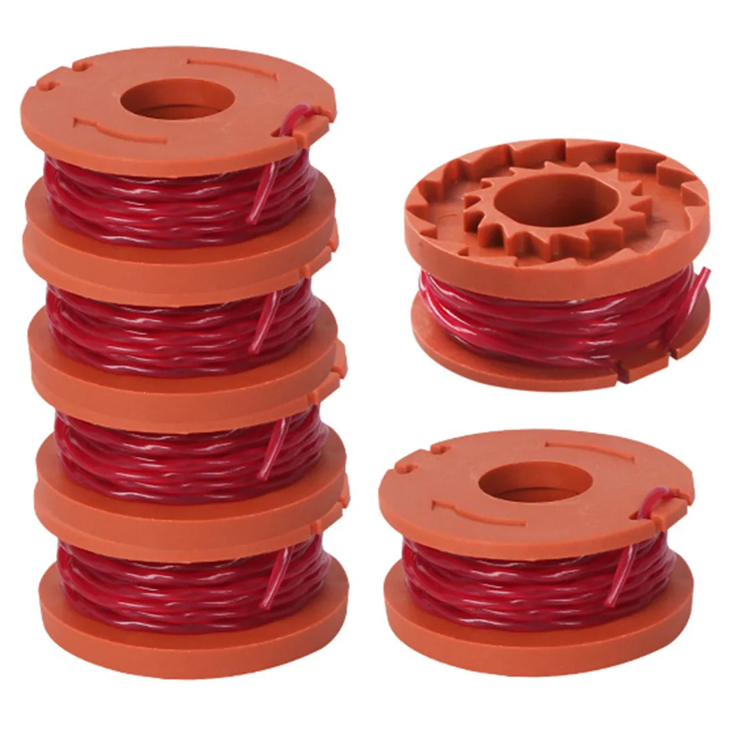 

6 Pack String Trimmer Spool & Line For WORX GT / WG WG150E / WG150E.1-3 / WG151E / WG155E / WG157E / WG163E Lawn Trimmer Thread