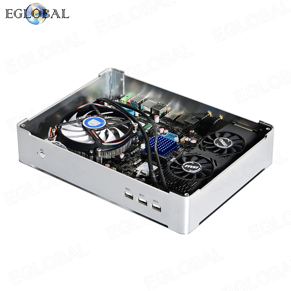 HDMI DP DVI max 8K HTPC GTX 1650 GPU маленький компьютер Intel Core i7 9700F i5 9400F 7820HQ мини игровой ПК Windows
