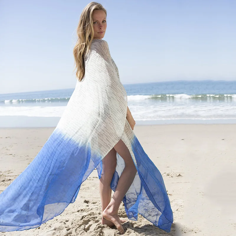 Женское пляжное платье-накидка Пляжная туника оверсайз | Женская одежда