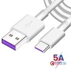 5А кабель Supercharge type-C для HUAWEI P30 Pro P20 Lite mate 20 P10 Быстрая зарядка для SAMSUNG S10 + S9 XIAOMI MI9 Mi8 MIX3