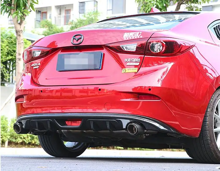 Для Mazda 3 Axela Body kit спойлер 2017-2019 для SCK ABS задний передний бампер диффузор защитные