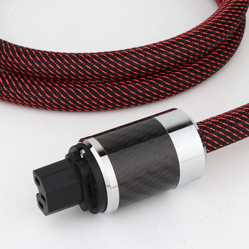 Высококачественный шнур питания Preffair из чистой меди США/ЕС Shuko сетевой кабель HIFI