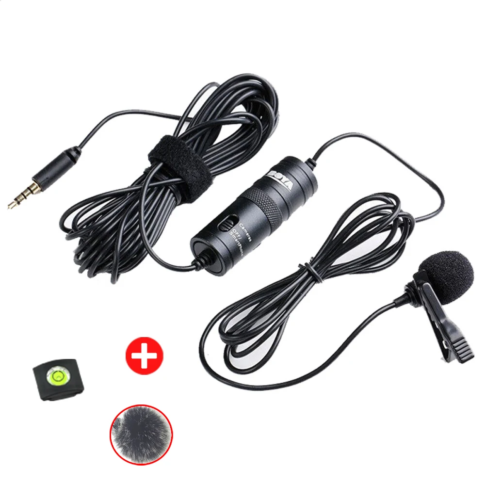 Всенаправленный петличный конденсаторный микрофон для смартфонов iPhone Android Panasonic