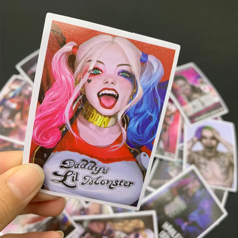 25Pcs Harley Quinn stickers bomb Suicide Squad Sticker For Snowboard book Luggage Car Fridge Laptop guitar Joker | Игрушки и хобби