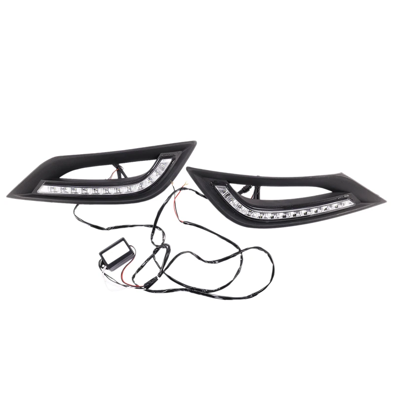 12 В Автомобильный светодиодный DRL дневные ходовые огни для вождения