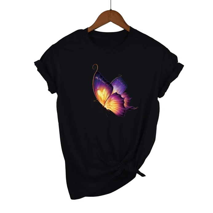 Женские сапоги с цветочным рисунком бабочки акварель летне осенние 90s печати