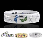 Женское кольцо с бабочкой, винтажное ювелирное изделие с разноцветным цирконом, 6 цветов, размеры 6, 7, 8, 9, 10, 11, Хороший Подарок на годовщину
