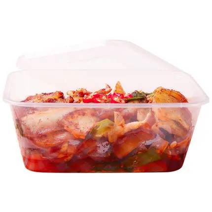 50 шт./упак. толстый квадратный одноразовый Ланч бокс пищевая посылка на вынос