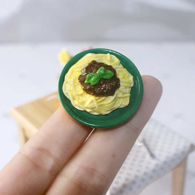 Комплект из 2 предметов мини игрушки смолы паста с МЯСНЫЕ ЗАКУСКИ миниатюрный