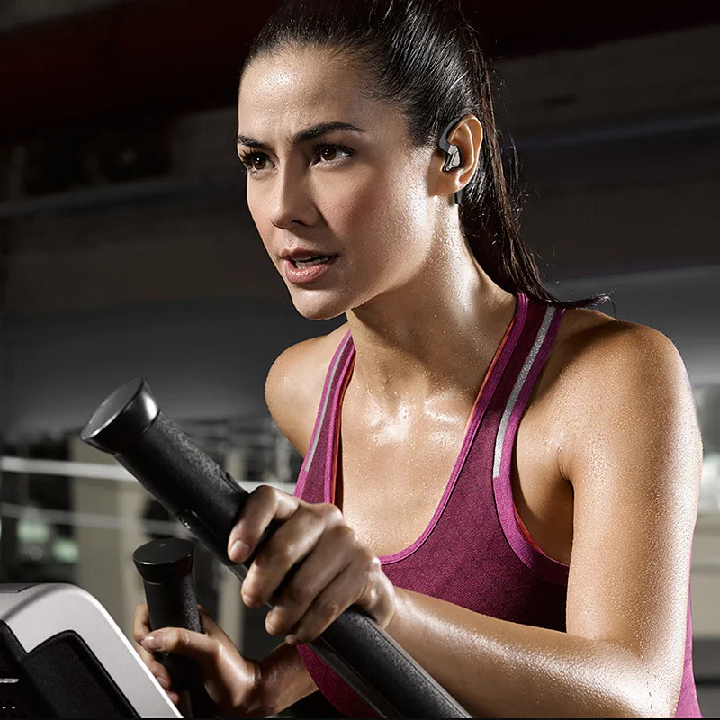 Беспроводная гарнитура Bluetooth с креплением на уши 5 0 спортивные водонепроницаемые