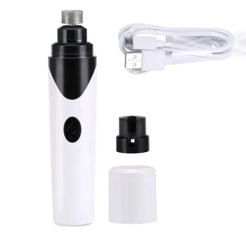 

Dropshipping Rechargeable Pet Nail Grinder Dog Nail Clippers Painless USB Electric Cat Paws Nail Cutter Grooming Trimmer File