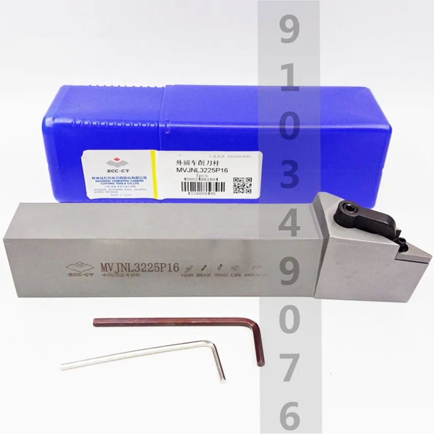 

ZCC.CT MVJNL3225P16 / MVJNR3225P16 / MVJNL3232P16 / MVJNR3232P16 External Turning Tool Cutter bar 1PCS/BOX