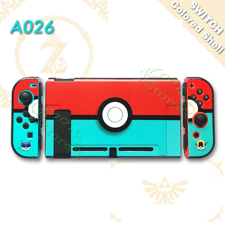 A026 Защитный цветной чехол-накладка для консоли Nintendo doswitch, чехол-накладка для Nitendo Switch PokeBall - Цвет: A026