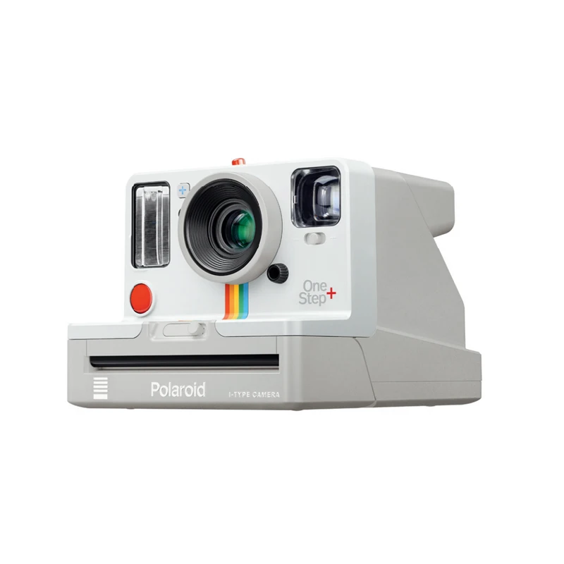 Белый К телефону подключена камера Polaroid Originals Onestep+ White и Black rainbow с пленкой i-type 600 и Bluetooth - Цвет: Белый