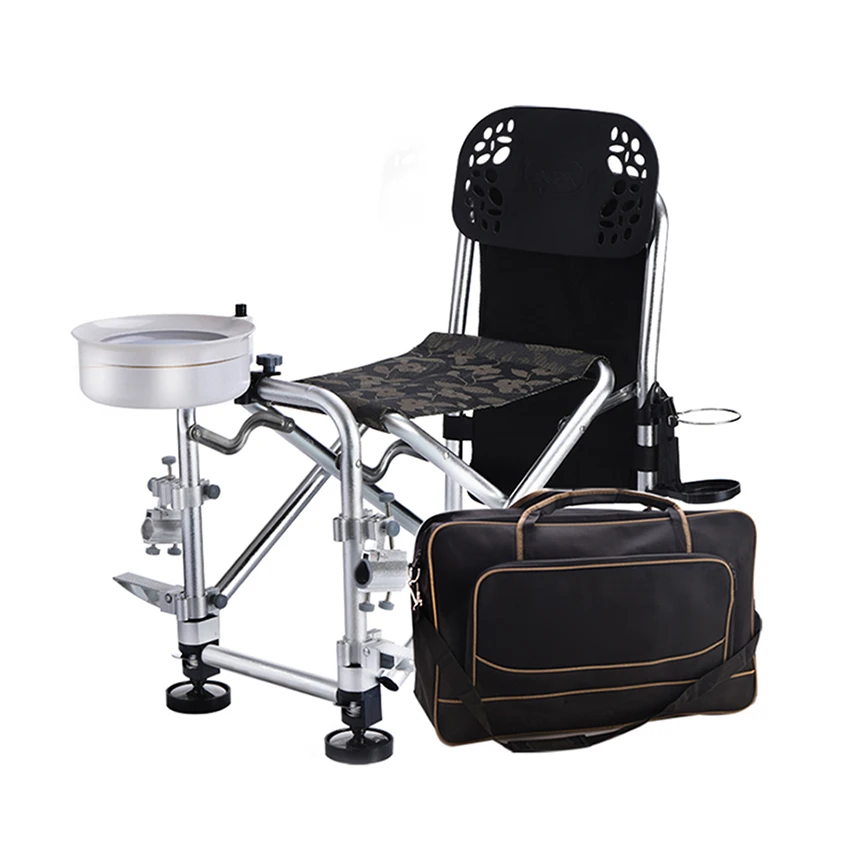 Portable Folding Fishing Chair Professional Thickened Outdoor Stool Multifunctional Tool Set | Спорт и развлечения