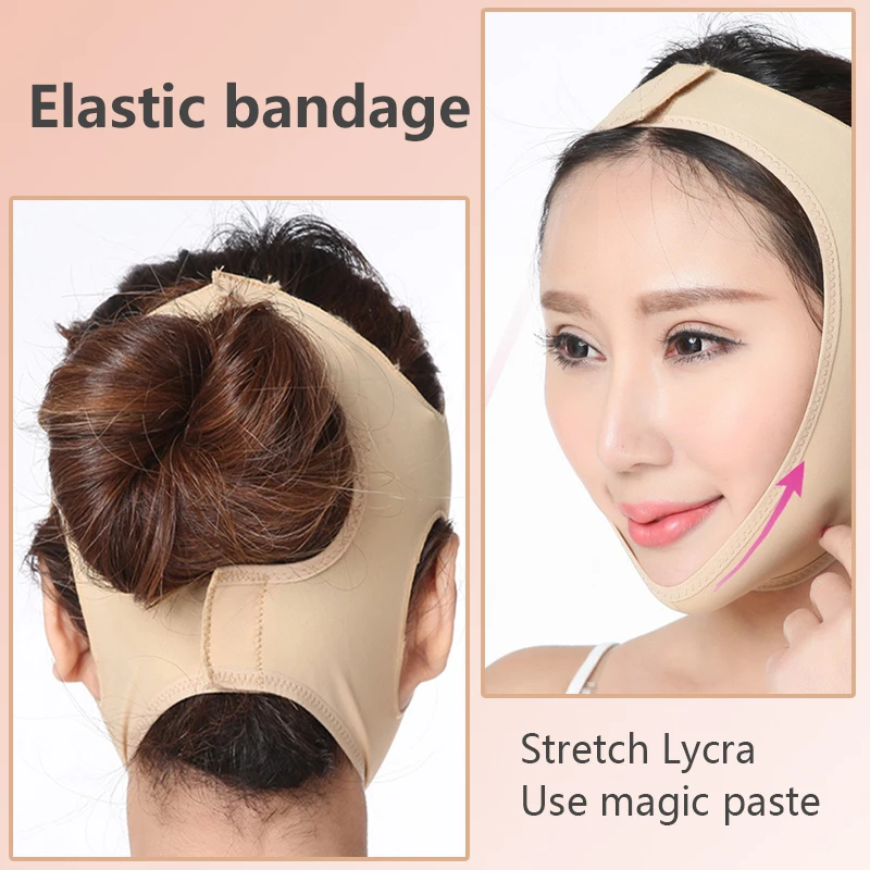 Уход за кожей лица тонкий v-линия поднимите пояс маска против морщин для