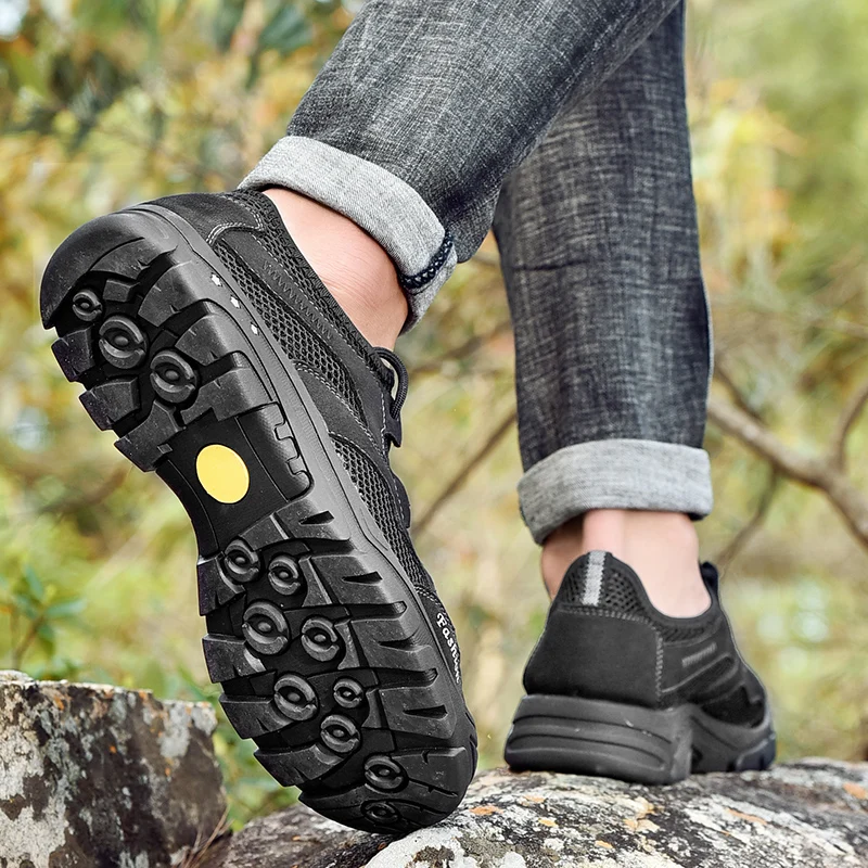 

Zapatillas Verano Hombre Summer Tactical Boots Low Men's Sneakers Breathable Work Shoes Zomerschoenen Heren