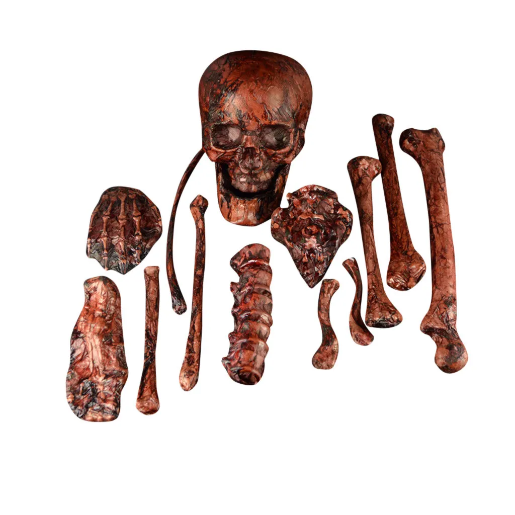 Реквизит для Хэллоуина украшение вечеринки скелет человеческого черепа