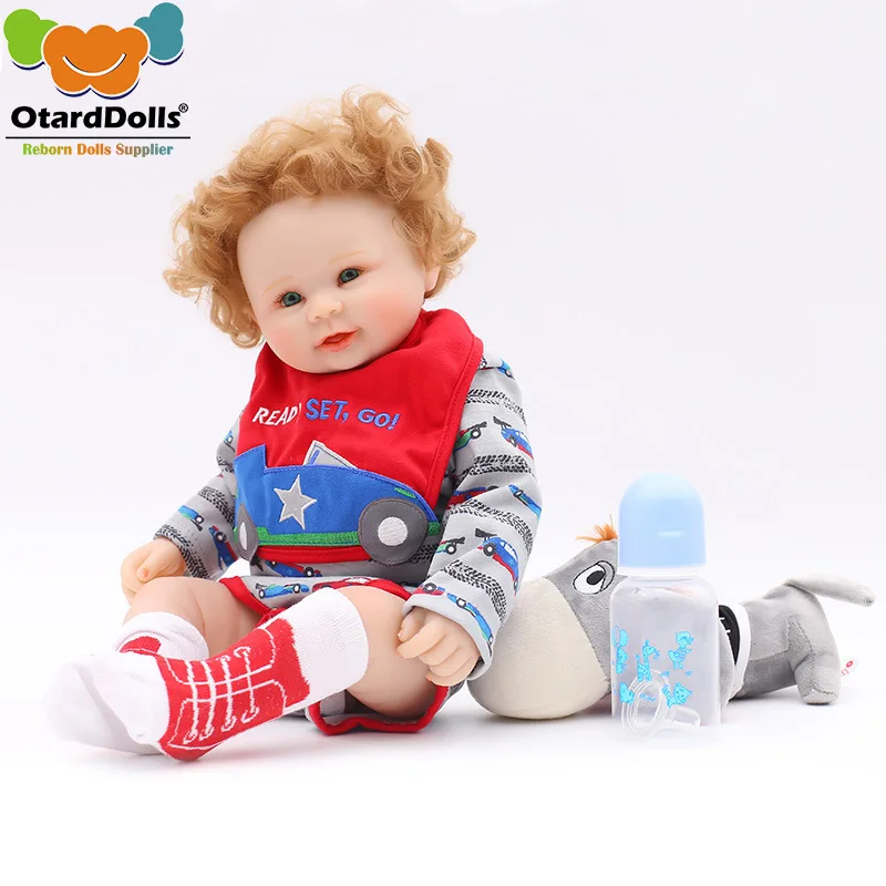 

50cm Reborn Baby Dolls for Children Toys Toddler Full Body Silicone Reborn Doll with Cute Clothes Kids Birthday Xmas Gift