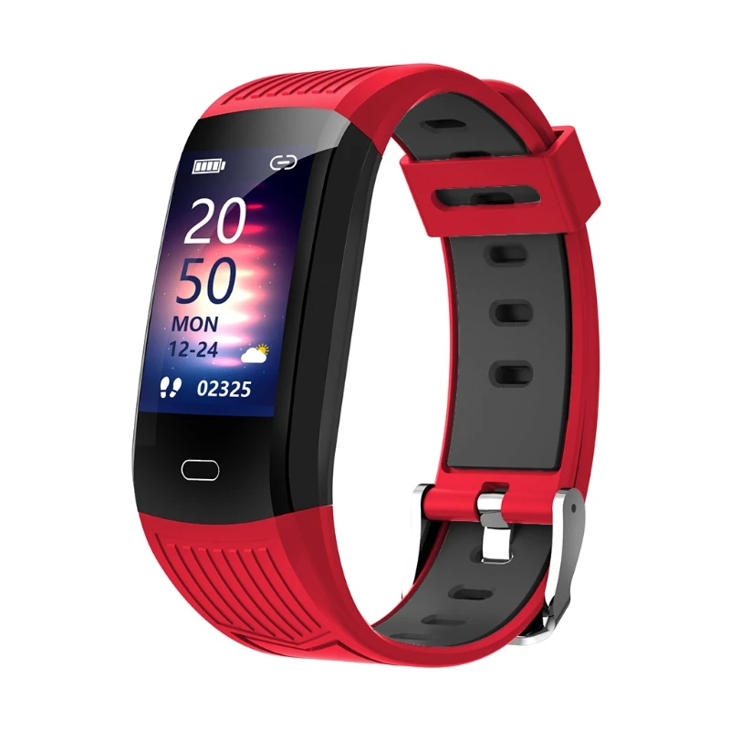 Waterproof Smart Bracelet with Heart Rate Monitor, Color Screen Music Control with  Calorie Counter, Call & SNS Reminder