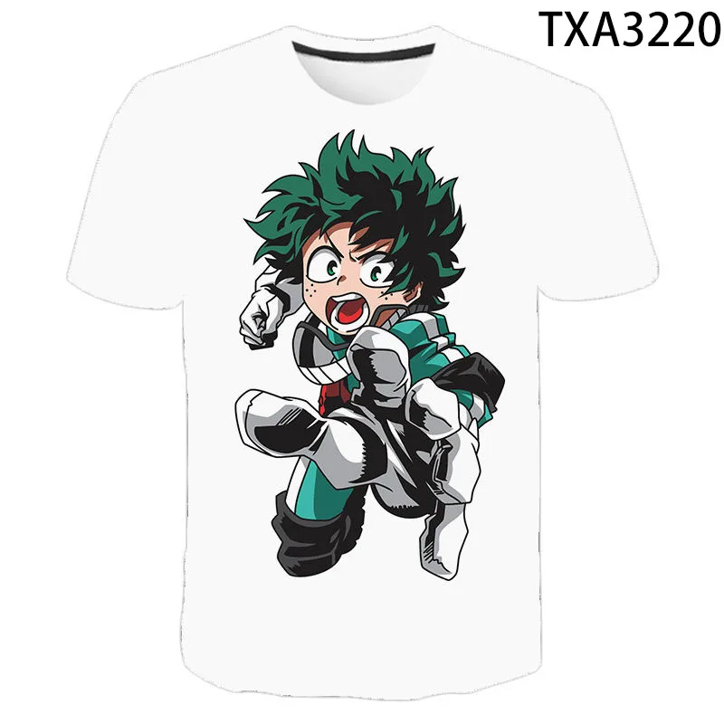 

My Hero Academia Boku No Hero Academia Boy Girl Kids Fashion Men Women Children 3D Printed T Shirt Short Sleeve Casual Tops Tee