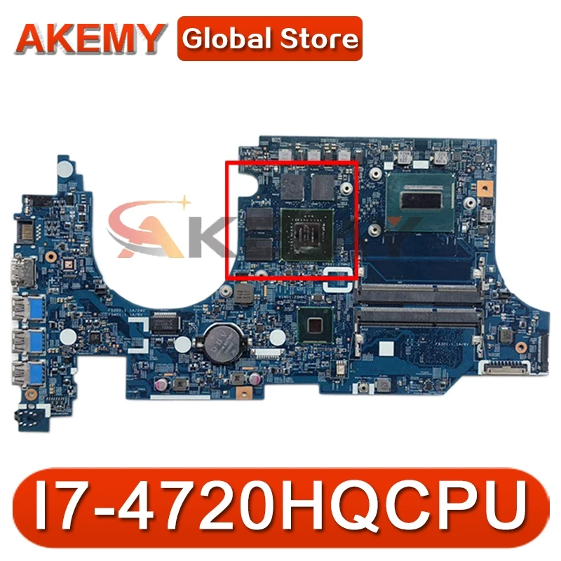 

Akemy Laptop Motherboard For ACER Aspire VN7-591G I7-4720HQ Mainboard 14206-1 448.02W05.0011 SR1Q8 N15P-GX-A2 DDR3