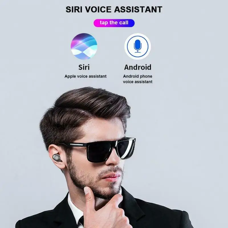 Беспроводные наушники Mr Bluetooth V5.0 F9 TWS спортивные с шумоподавлением басов