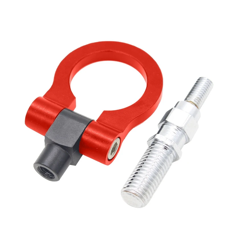 

2 Set Car Accessories: 1 Pcs Universal Racing Towing Car Tow Hook & 1 Set Cylinder Head Valve Cover Gasket