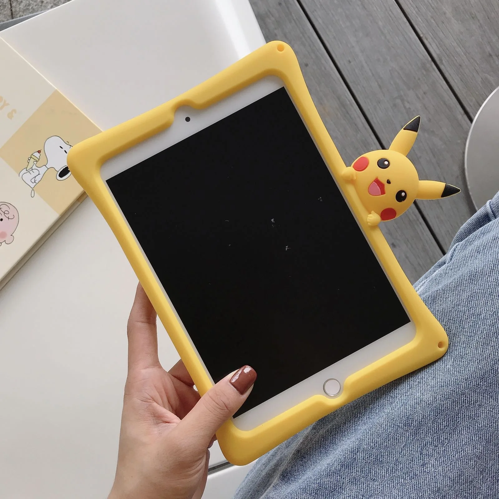Leuke Пикачу детский чехол для IPad 9,7 Pro 9,7 11 Air 2 IPad 2/3/4 5 6 IPad Mini 1 2 3 4 5 мягкая силиконовая подставка чехол Funda