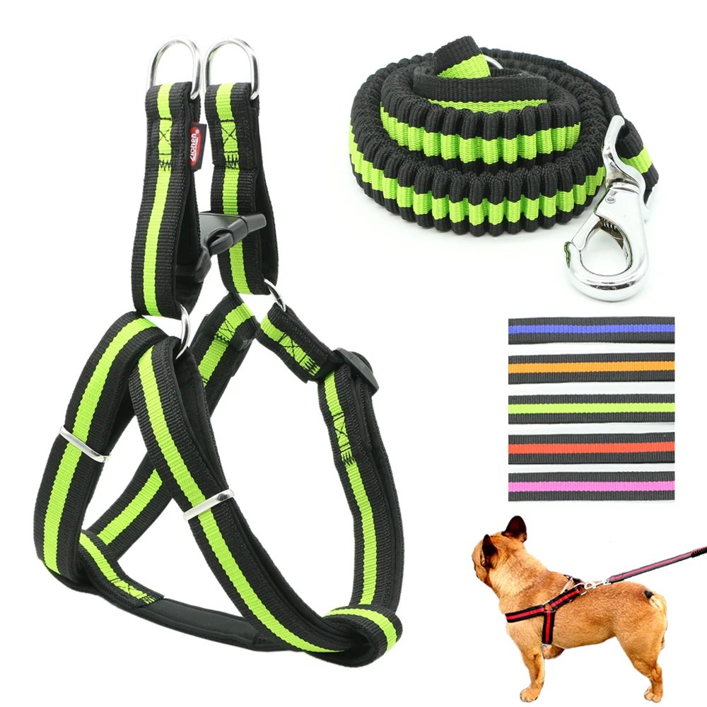 Регулируемый поводок для собак набор Мягкий Двойной нейлоновый подкладочный