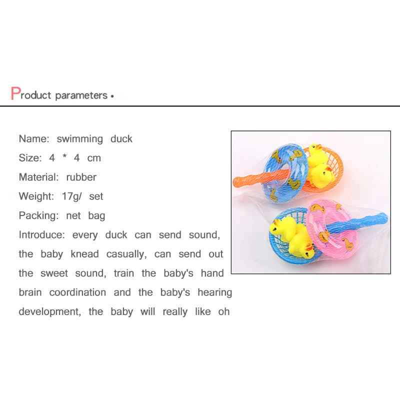 

Cute Baby Kids Squeaky Cute Rubber Squeaky Ducks Bath Bathe Room Water Fun Game Playing Newborn Boys Girls Toys For Children