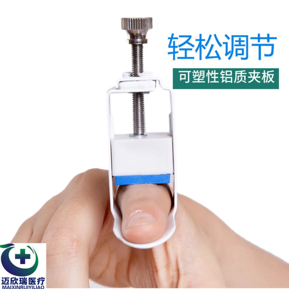 

1Pc Practical Finger Straightener Durable Finger Corrector Recovery Tool (White)