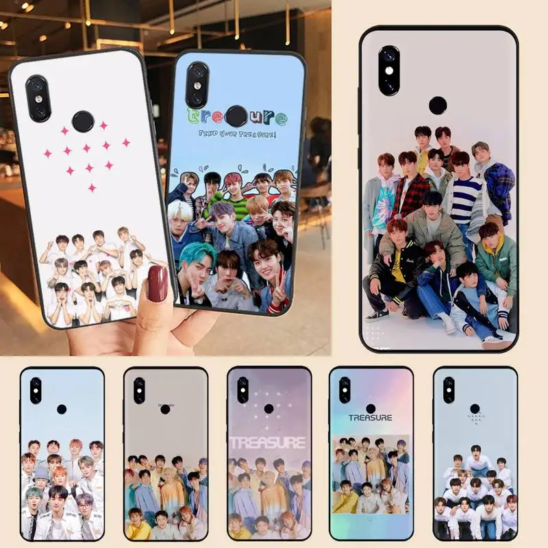 

TREASURE BOY kpop group Phone Case For Xiaomi Redmi note 7 8 9 t max3 s 10 pro lite Luxury brand shell funda coque