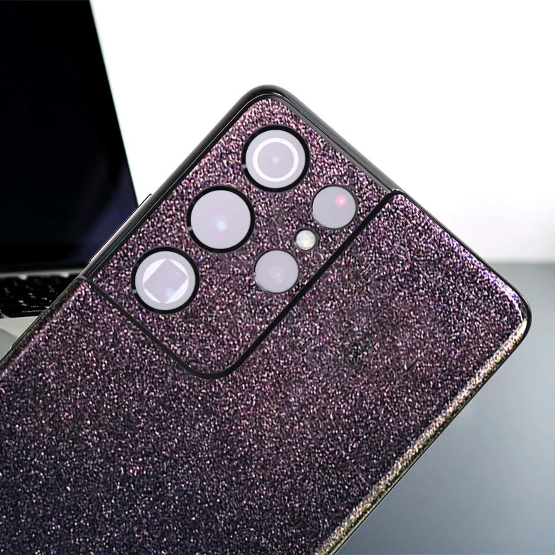 Для Samsung Galaxy S21 S10 S9 S8 Plus S10e Note 20 10 9 8 ультразадняя градиентная блестящая Алмазная