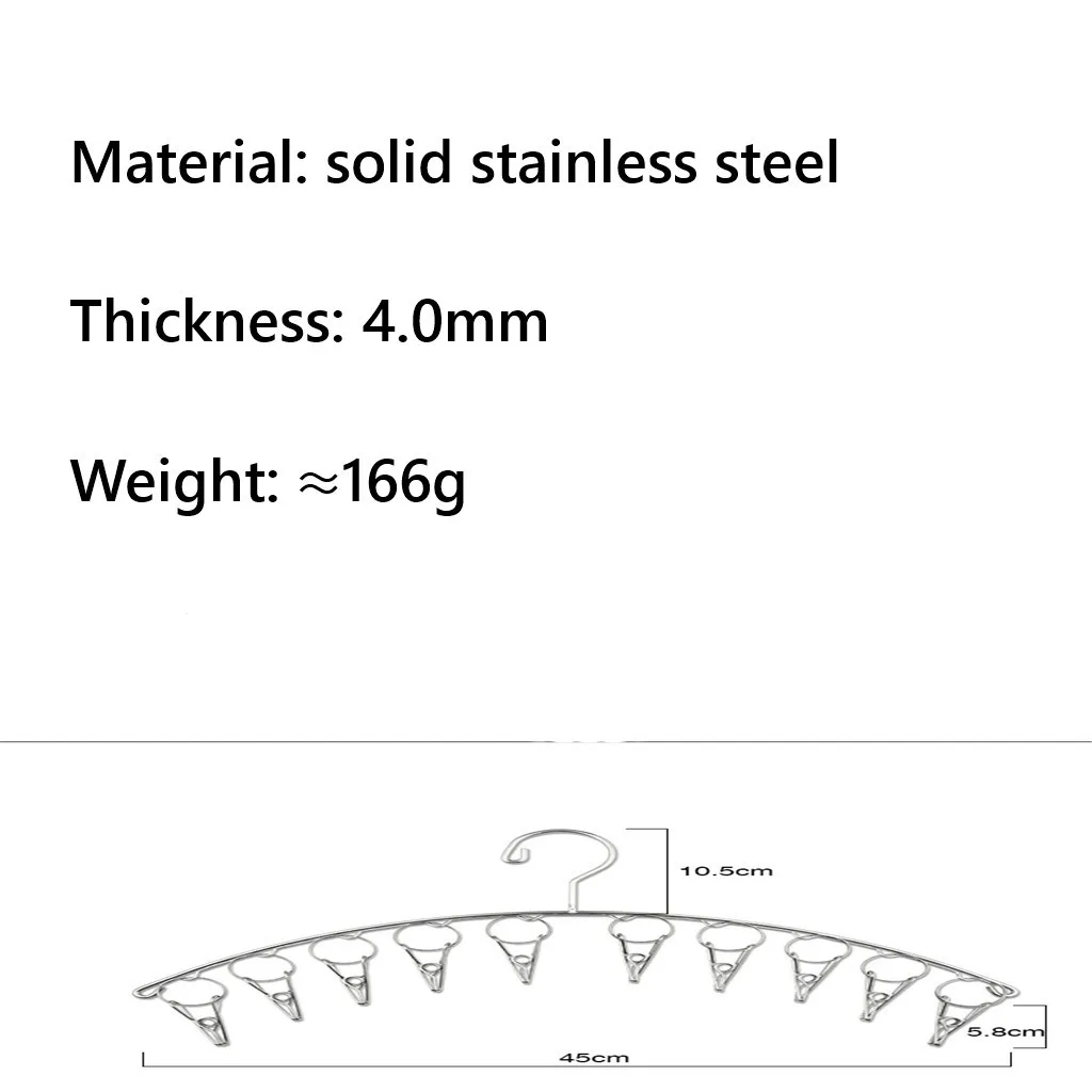Прищепки из нержавеющей стали для сухих зажимов шпильки одежды вешалка зажимы
