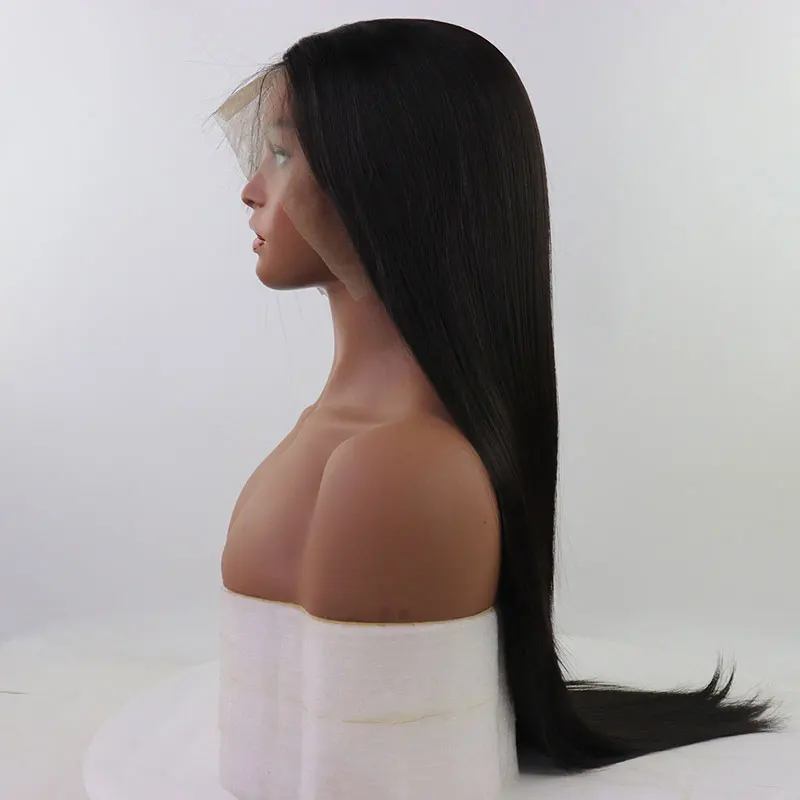 Женский парик из синтетических волос Bombshell темно-коричневый прямой термостойкий