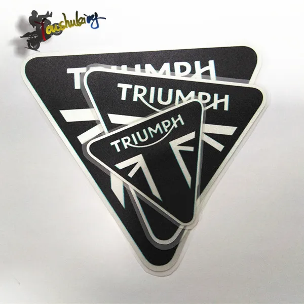 Гоночный шлем 3 м набор наклеек s для triumph логотип мотоциклетный топливный бак Предупреждение ющая этикетка Предупреждение ющая наклейка