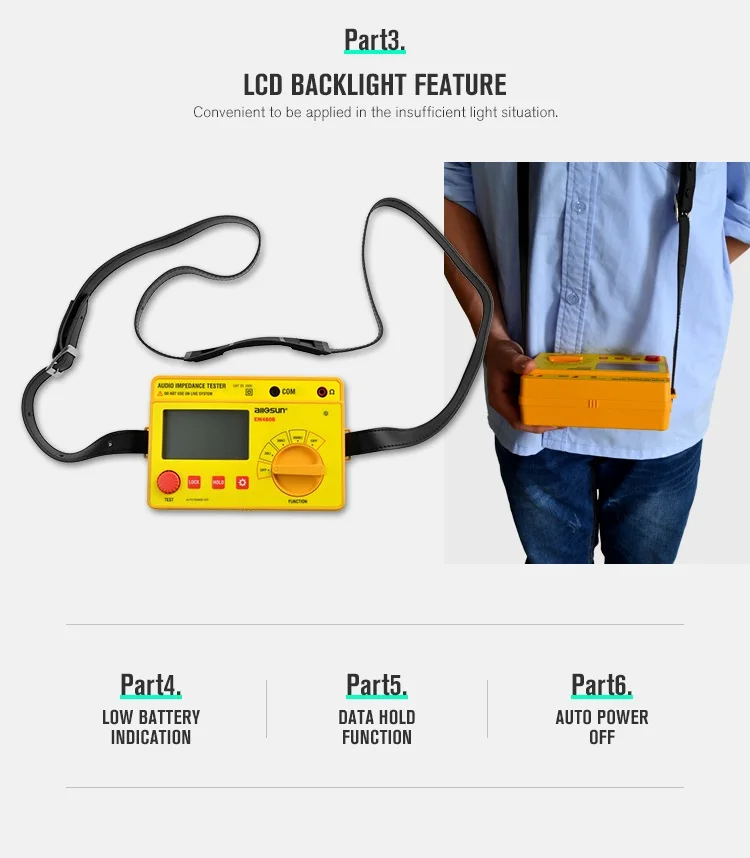 Цифровой измеритель сопротивления звука динамик голосовой резистор Омметр