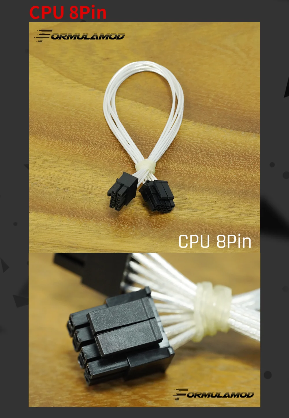 FormulaMod Fm-HS-SL, полностью модульные кабели PSU, посеребренные 18AWG, для Asus THOR& sesonic Focus/Prime Series