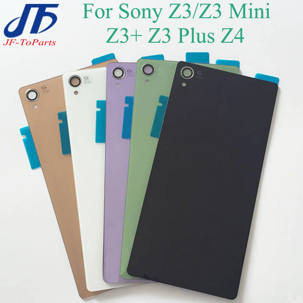 Стеклянная Крышка батарейного отсека для Sony Xperia Z / Z1 Z3 Z5 Compact mini Premium Z4 + Plus задняя