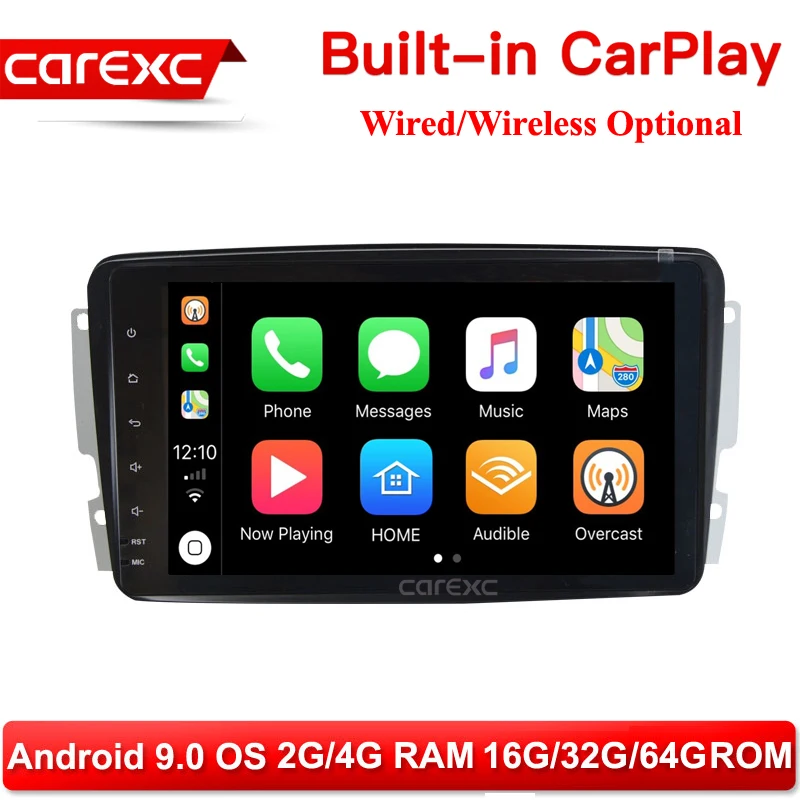 CarPlay Muiltmedia Player для Mercedes Benz Android 9 0 C Class W203 CLK W209 C209 G W463 Viano Vito|Автомагнитолы| |