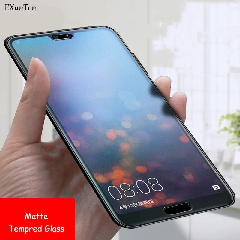 Закаленное стекло EXUNTON без отпечатков пальцев для Huawei P20 P10 Lite P9 P10Plus P20Pro P8 2017 P Smart