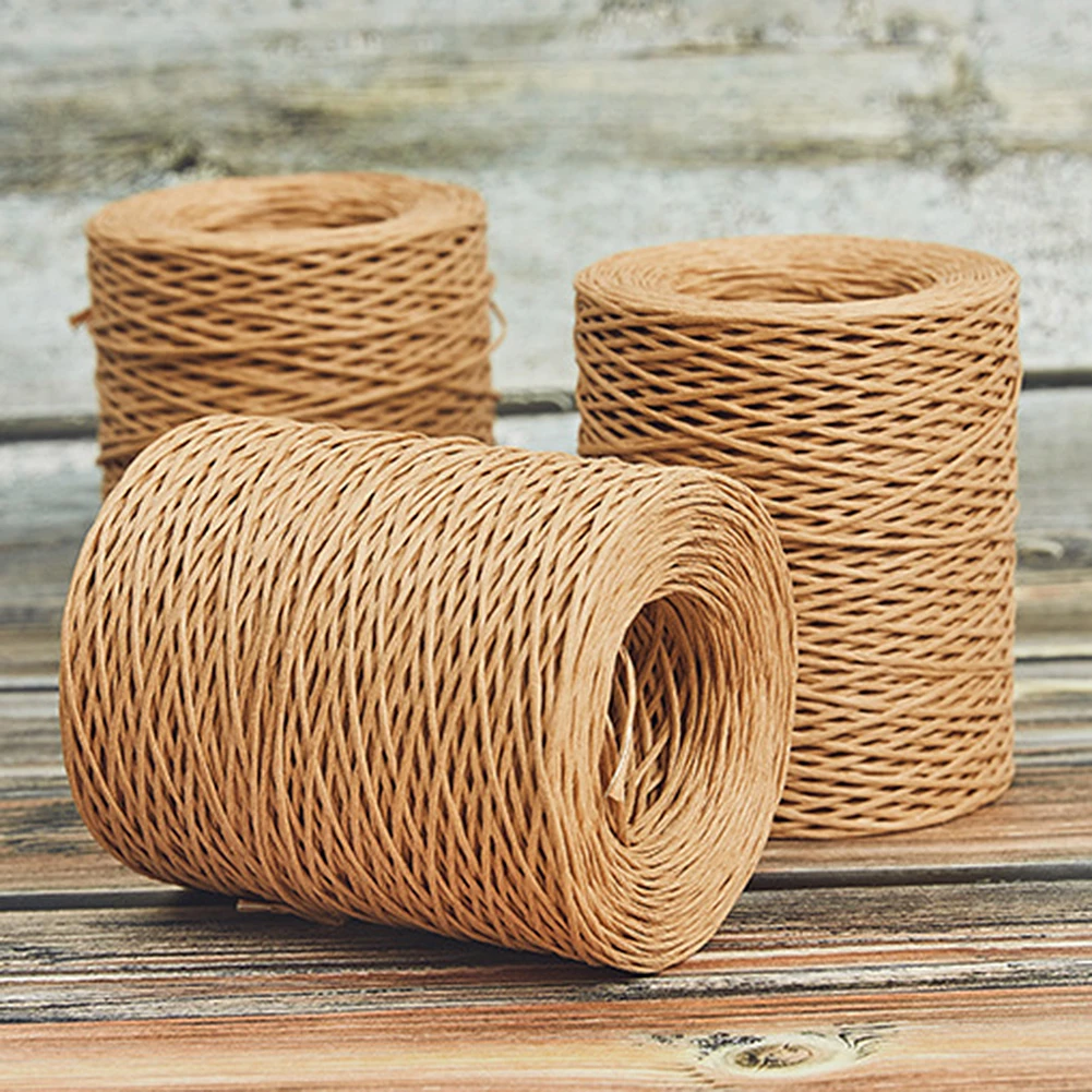 200m Natural Vintage Burlap Jute Ribbons Christmas Party Handwork Gift Wrapping DIY White Ribbon Home Wedding Decorative | Дом и сад