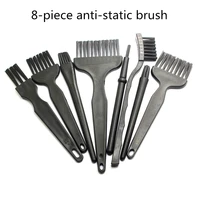 8pcs anti static brush esd safe synthenic fiber details cleaning brush tool for mobile phone tablet pcb bga repair work