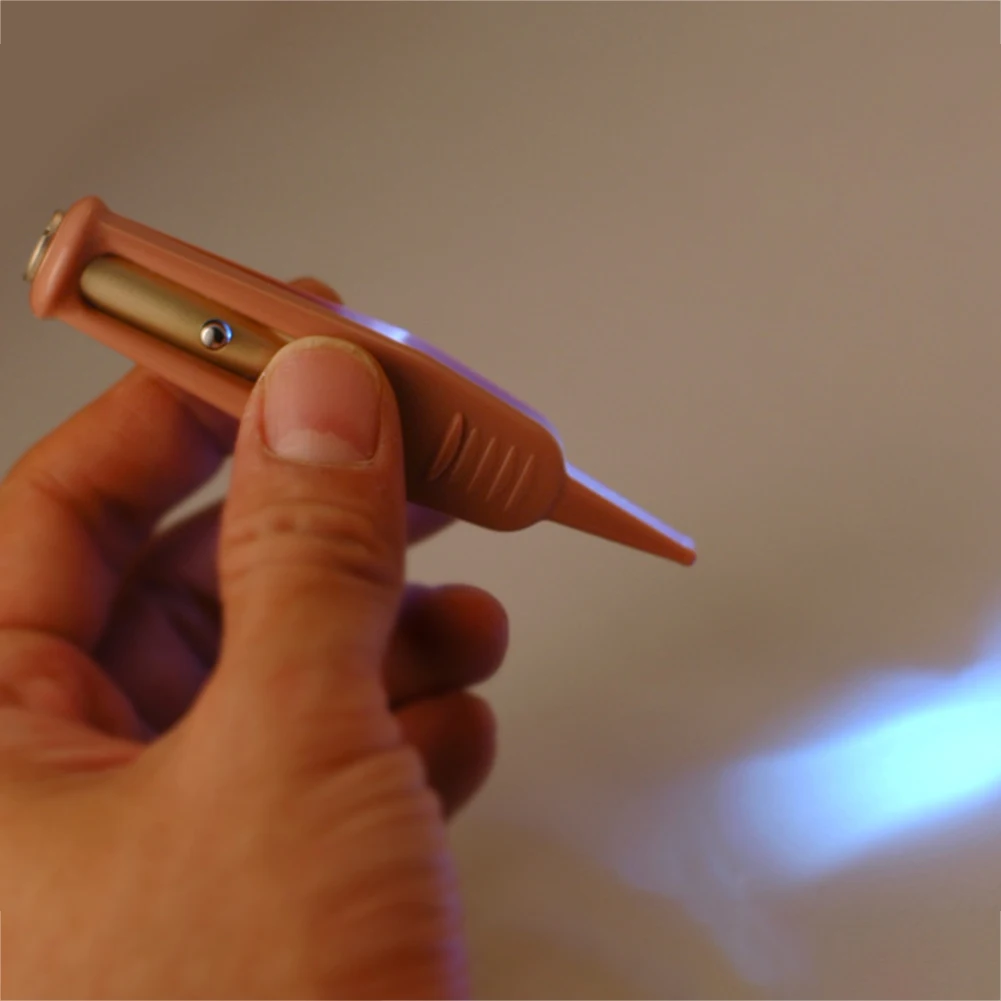 Светодиодный фонарик для чистки новорожденных с видимым носом ушной Пинцет